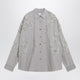 Dries Van Noten Grey Shirt With Sequin Embroidery