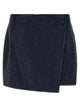 Pinko 'Soave' Skirt With Rhinestones
