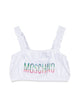 Moschino Headband Top With Logo Straps