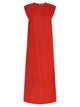 Nude Round-Neck Dress