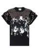 Nude Sequin T-Shirt