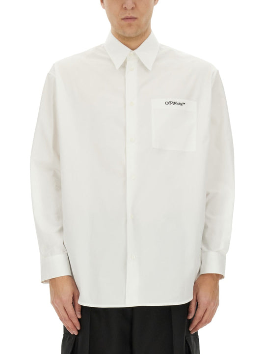 Off-White Shirt With Logo
