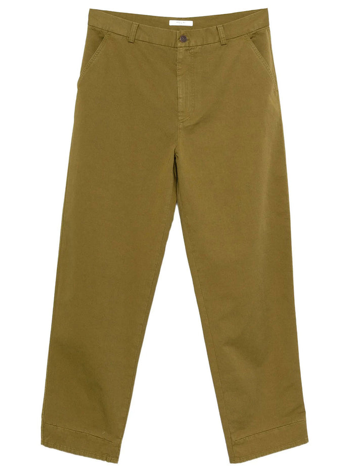 Cellar Door Fadi Straight-Leg Cotton And Linen Trousers