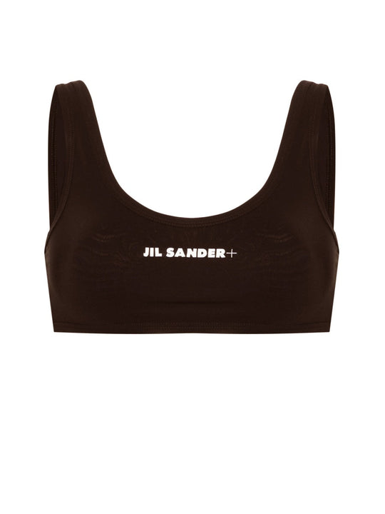 Jil Sander Logo Bikini Top