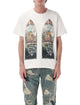 Who Decides War Who Decides War Faded Stained Glass T-Shirt In White