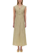 Alysi Long Poplin Dress