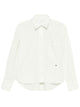 Victoria Beckham Vb Embroidery Cropped Shirt
