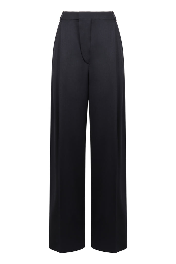 Victoria Beckham High-Waist Wide-Leg Trousers