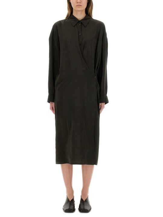 Lemaire "Straight Collar Twisted" Dress