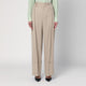 Victoria Beckham Wide Mandarin Colour Pants In Wool