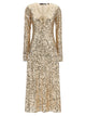 Rotate Birger Christensen 'Net Sequins Midi' Dress