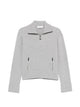 Victoria Beckham Half-Zip Milano Wool Blend Jumper