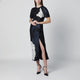 Victoria Beckham Eve Floral Satin Midi Dress