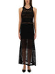 Moschino Jeans Mesh Dress With Logo
