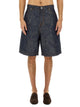 Etro Jacquard Denim Bermuda Shorts
