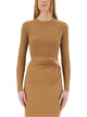 Max Mara Viscose Crepe Crop Top