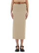 Moschino "Tailored Twist" Long Skirt