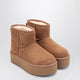 Ugg Classic Mini Platform Boots In Chestnut