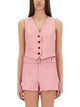 Msgm Cropped Vest