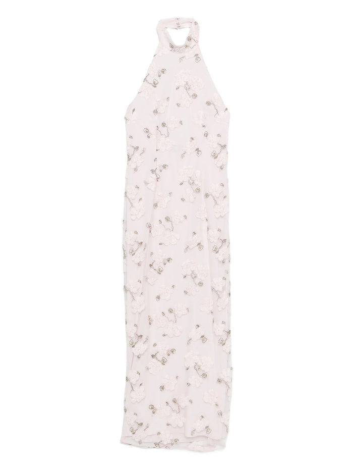 Rotate Birgerchristensen Halter-Neck Maxi Dress