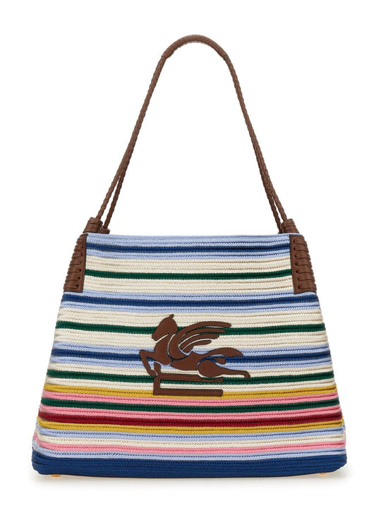Etro Shopping Bag "Libra" Paisley Medium