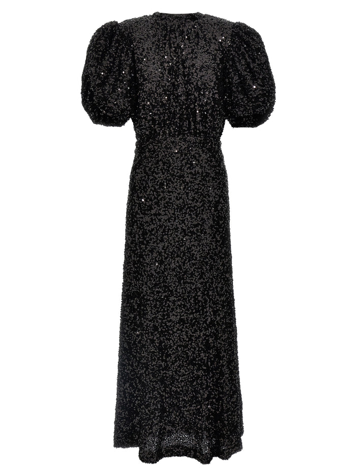 Rotate Birger Christensen Sequin Midi Dress