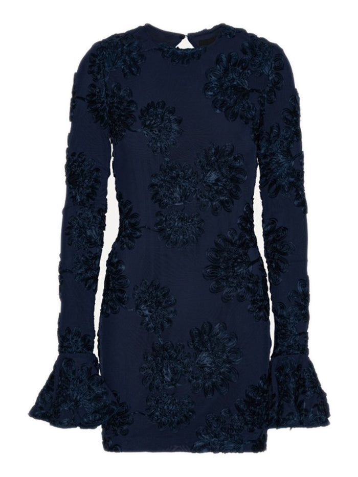 Rotate Birgerchristensen 3D Mesh Mini Dress