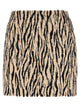 Rotate Birger Christensen 'Printed Faux Fur' Skirt