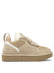 Ugg Beige Leather Textile Blend Sneakers