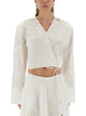 Rotate Birgerchristensen Wraparound Shirt Top