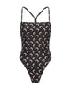 Marine Serre Jersey One-Piece Swimsuit