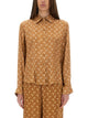 Marine Serre "Moon" Satin Shirt