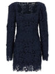 Rotate Birger Christensen '3D Lace Ls Mini' Dress