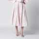 Rotate Birgerchristensen Orchid Pink Skirt With Floral Embroidery