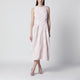 Rotate Birgerchristensen Orchid Pink Midi Dress With Floral Embroidery
