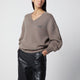 Rotate Birgerchristensen Wool And Cashmere Vneck Sweater