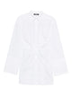 Rotate Birgerchristensen Knotted Shirt Dress