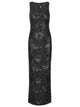 Rotate Birgerchristensen Sequins Fitted Maxi Dress