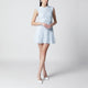 Rotate Birgerchristensen Light Blue Floral Mesh Mini Dress