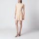 Rotate Birgerchristensen Vanillacolored Mini Dress With Floral Appliqués