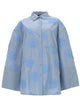Rotate Birgerchristensen Camicia Oversize Con Dettoglio Floreale