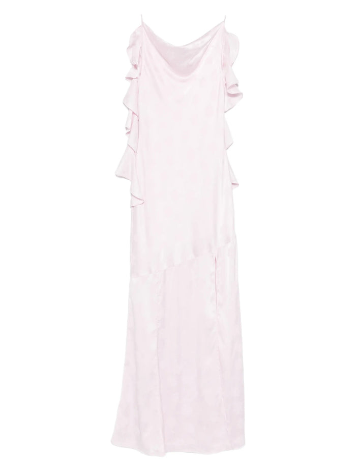 Rotate Birgerchristensen Rotate Floral Jacquard Waterfall Maxi Dress