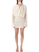 Rotate Birgerchristensen Rotate Floral Polka Dot Chiffon Mini Dress