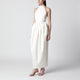Rotate Long White Dress With Balloon Skirt