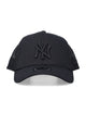 New Era New Era Black Clean A-Frame Trucker Yankees Cap