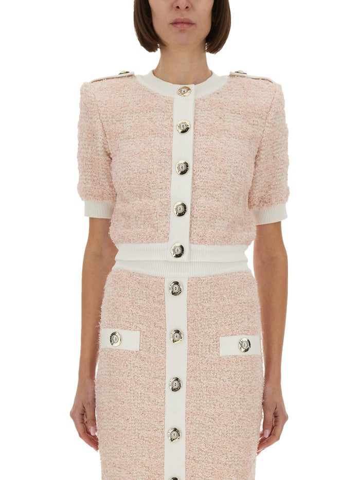 Balmain Tweed Cardigan