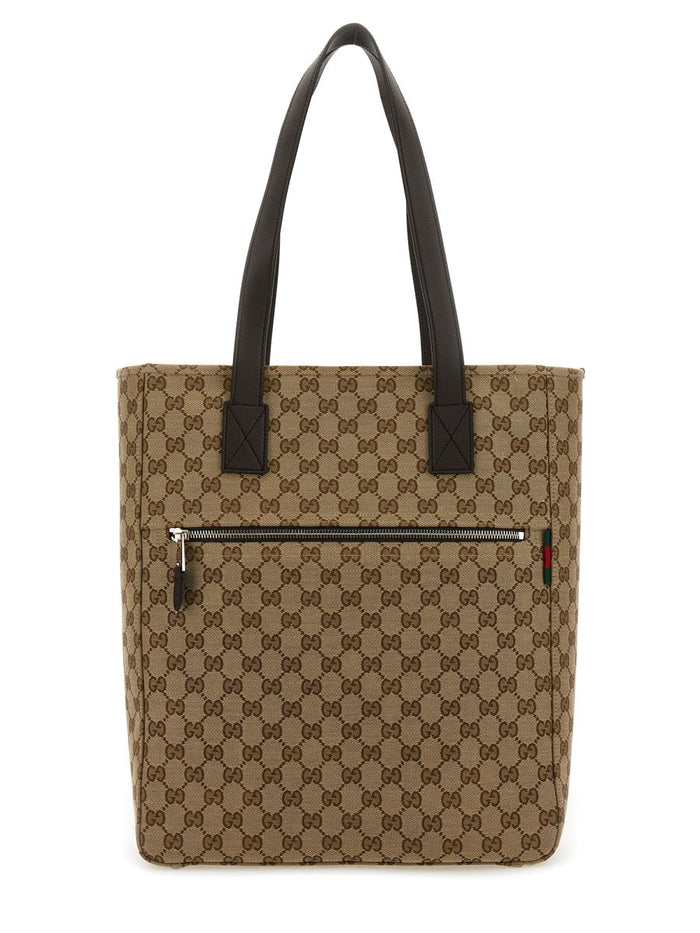 Gucci Fabric Shopping Bag Gg Medium