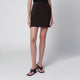 Rotate Birgerchristensen Dark Brown Suede Mini Skirt