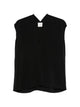 Alysi Black Silk Top