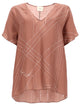 Alysi Nude Silk Top